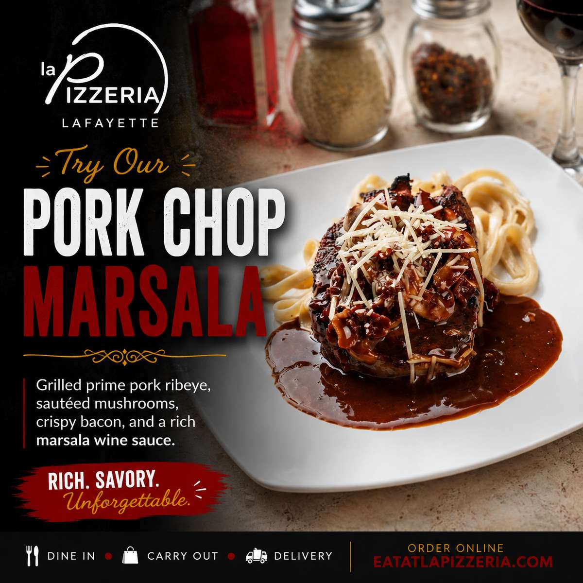Pork Marsala
