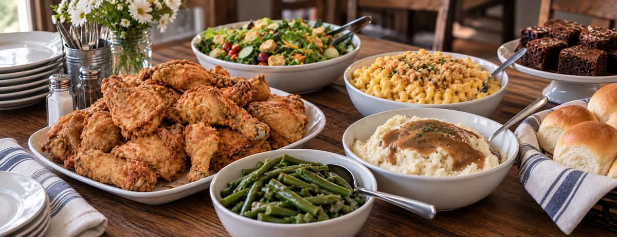 Fried Chicken Catering Meal