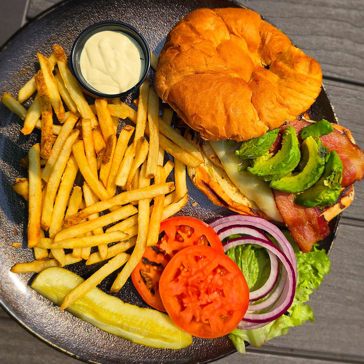 Chicken Bacon Avocado Croissant