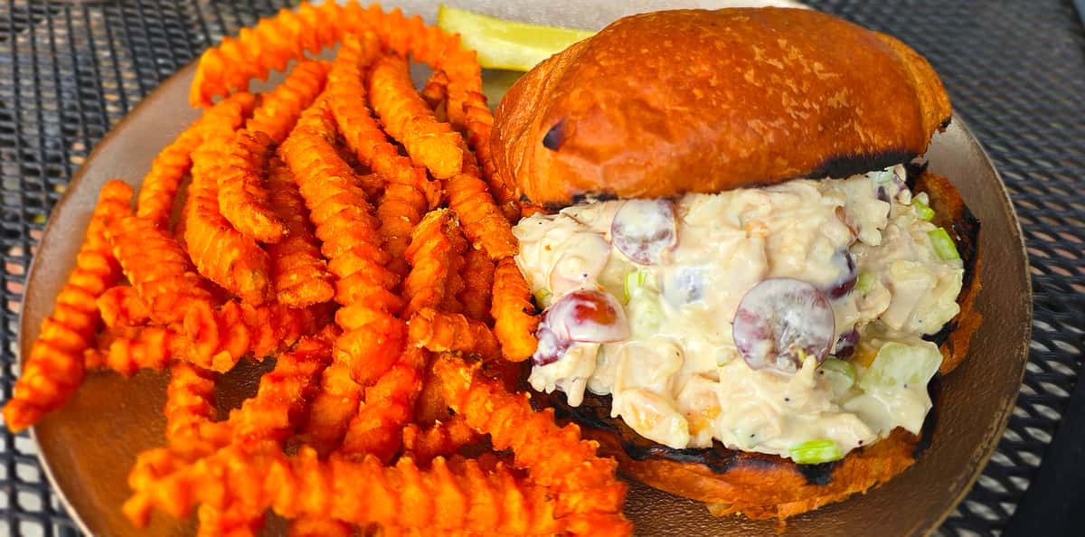 chicken salad croissant