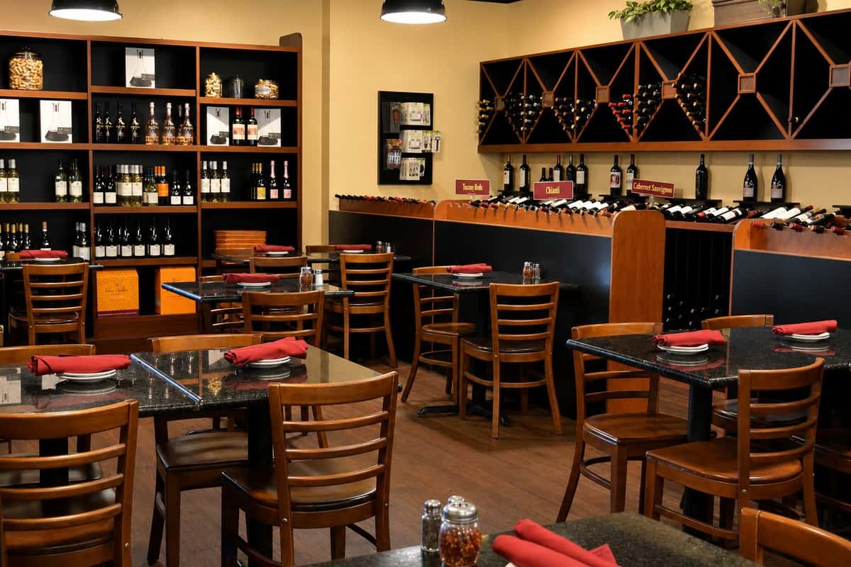 The Italian Market and Cafe area at Antonio's