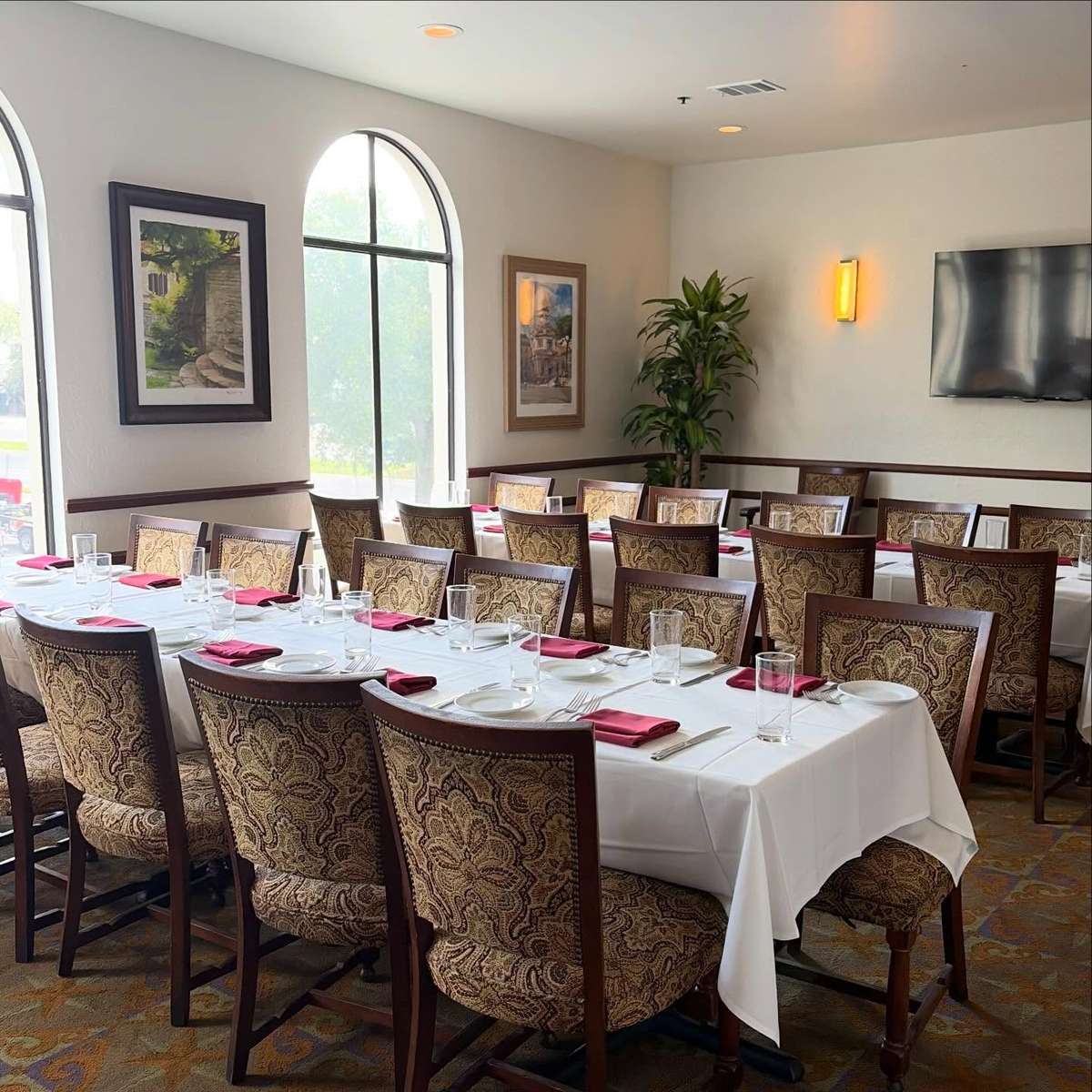 Private event space inside Antonio's
