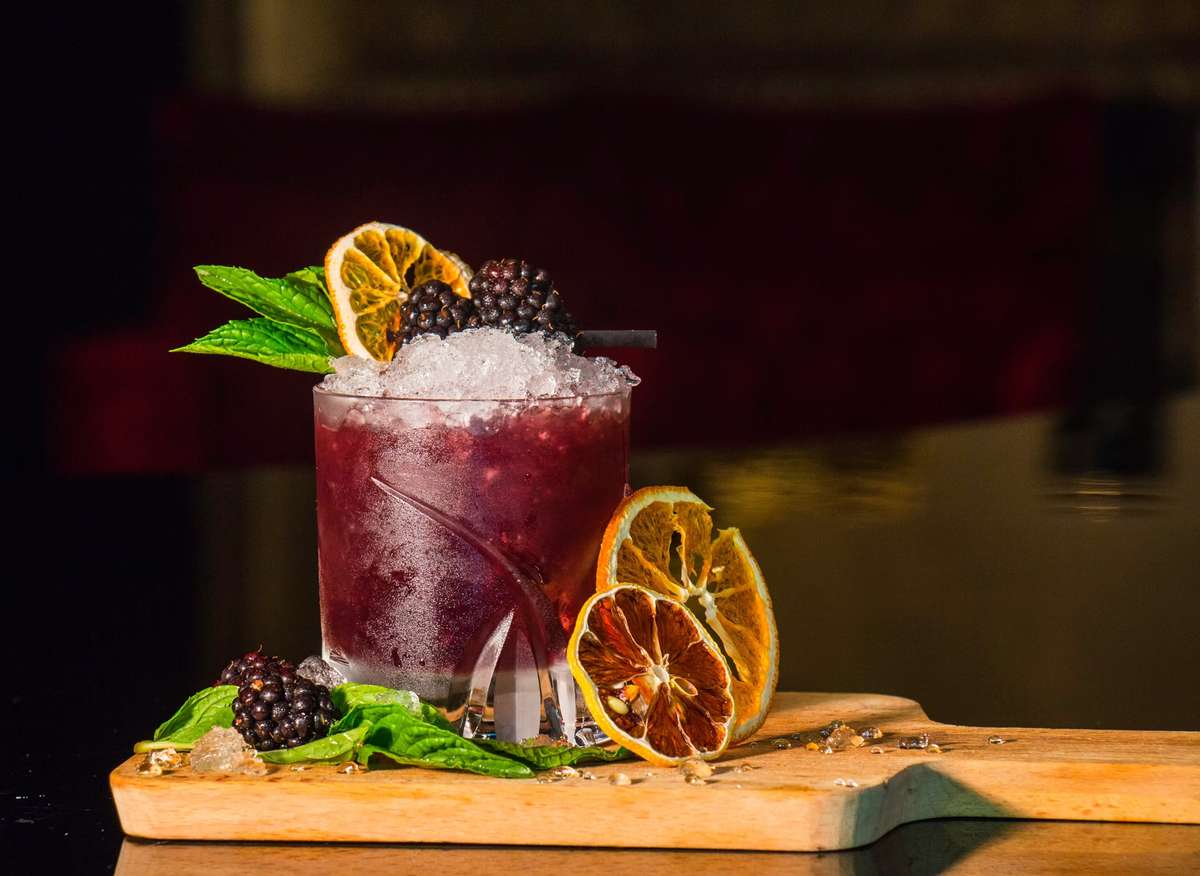Red cocktail