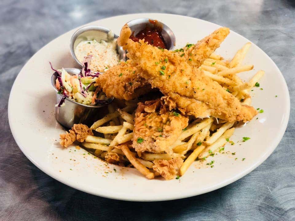 Fish & Chips Menu Sunset Grill American Restaurant in Gig Harbor, WA