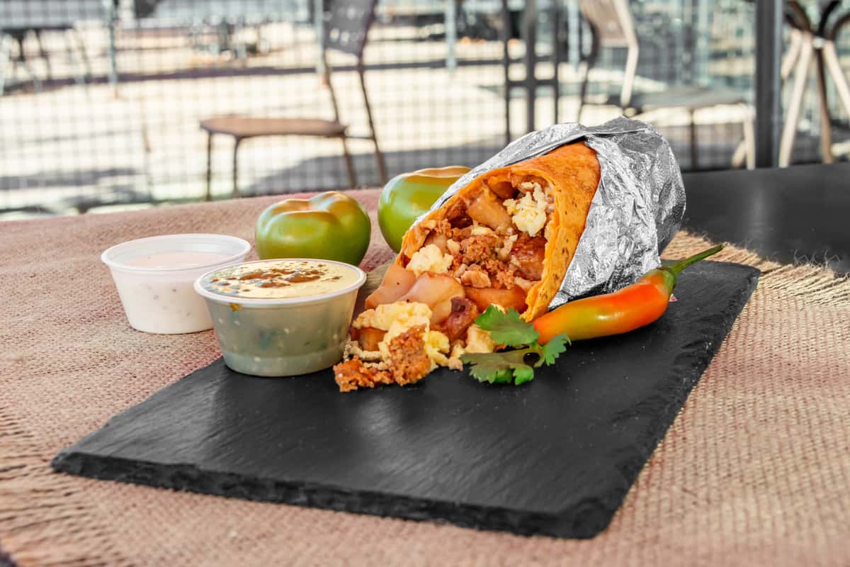 T's Gunslinger - Chorizo burrito