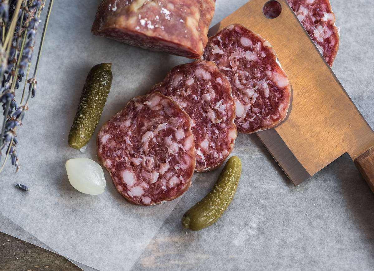 sliced salami