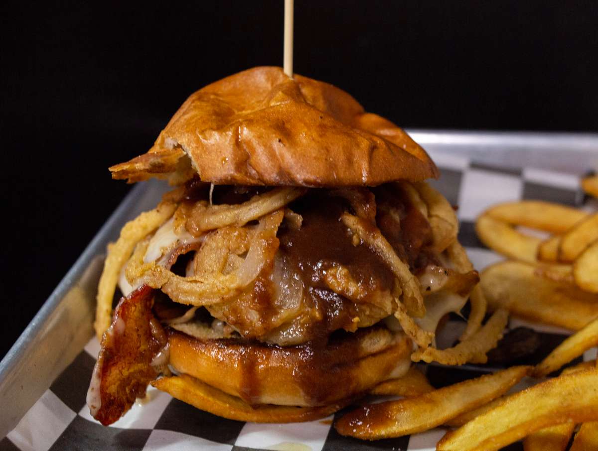 Western Burger and Fries