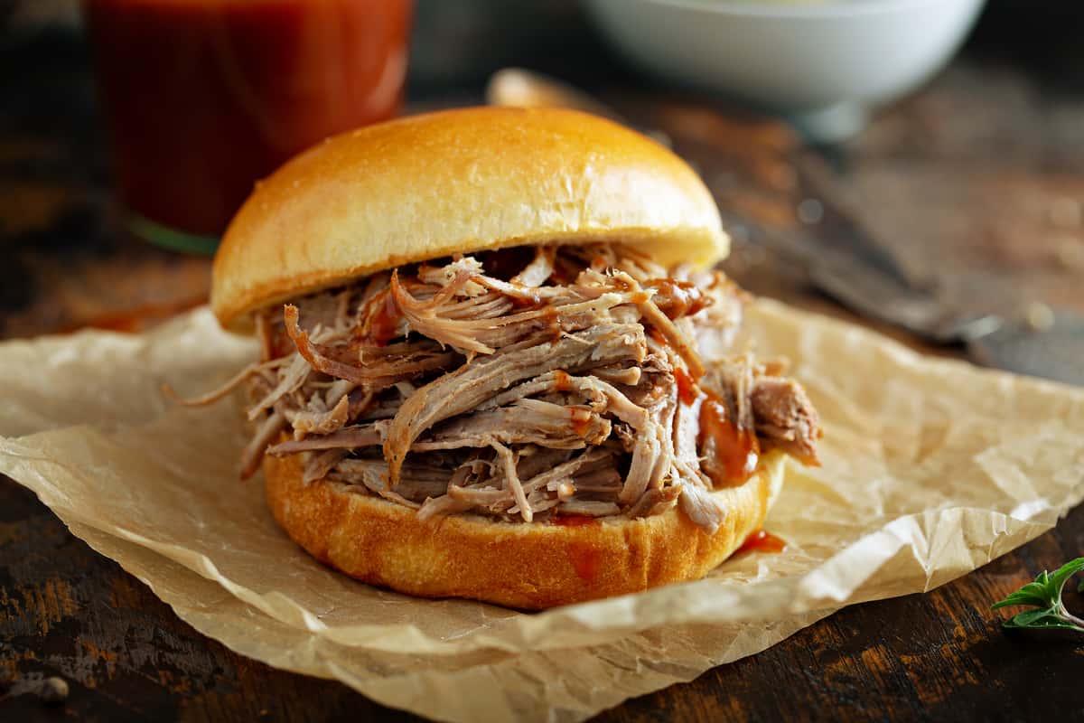 Pulled Pork sandwichn