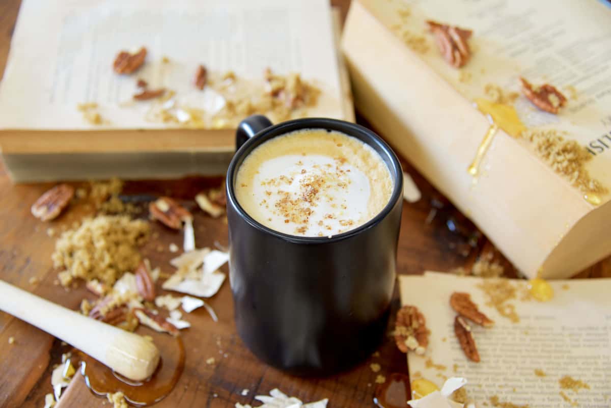 honey roasted pecan latte
