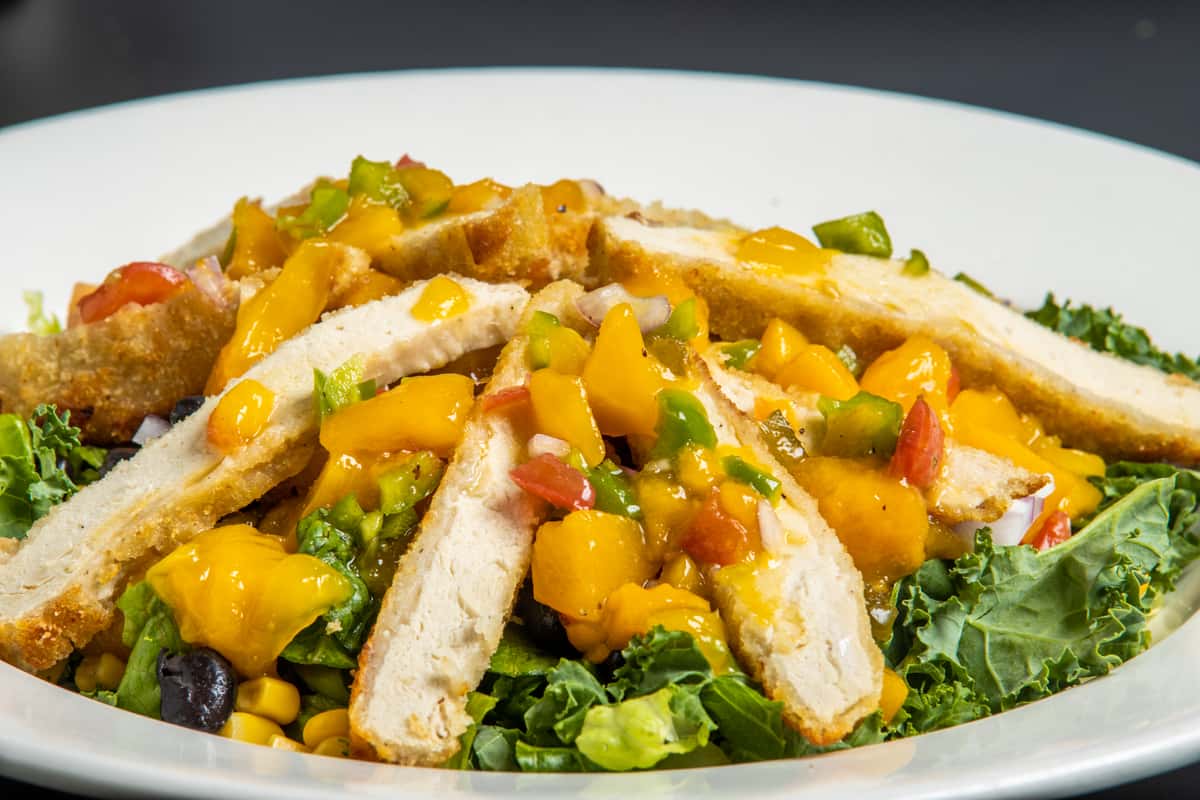 Photo of a healthy salad from Fuel Cafe