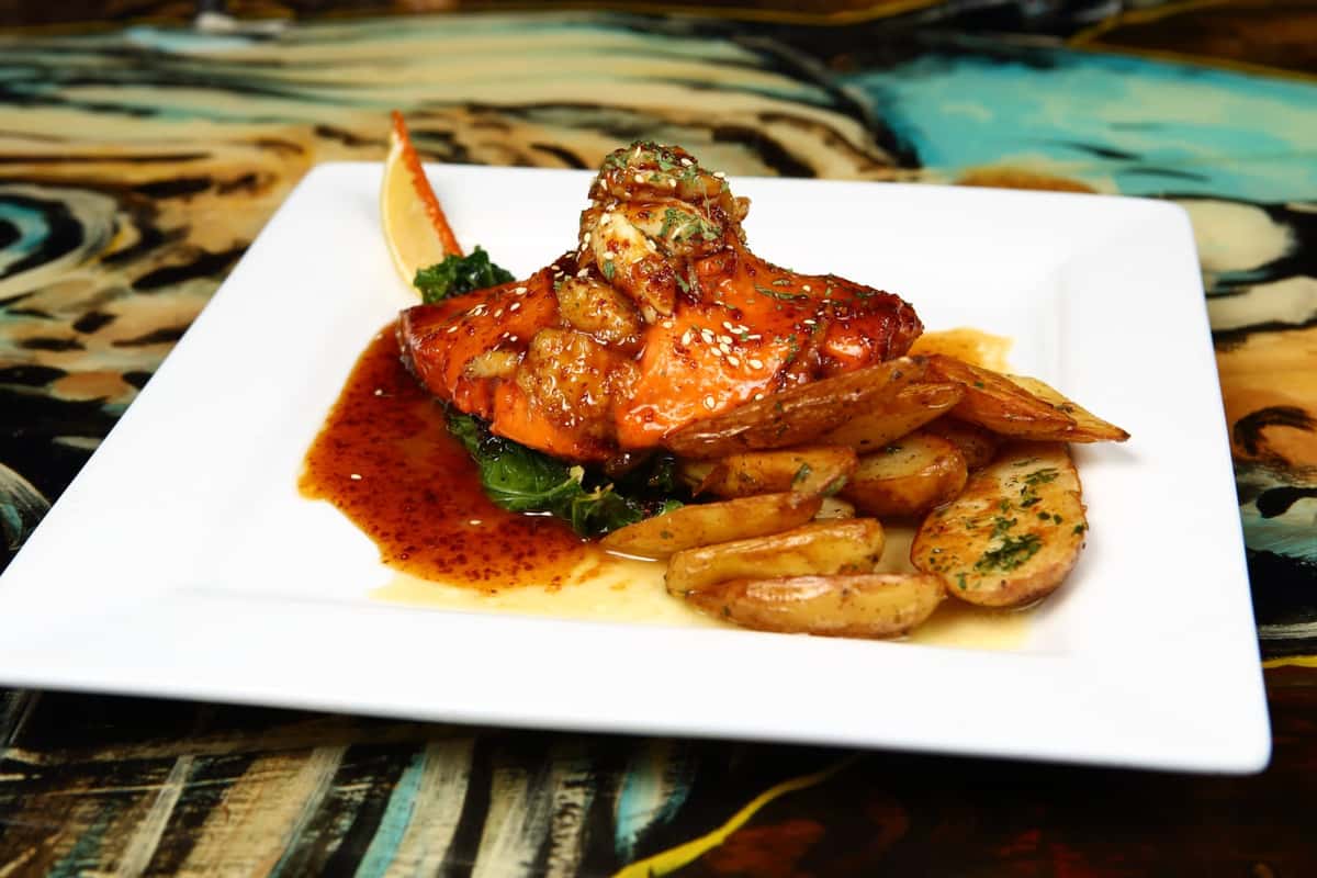 Crabbed Stuffed Salmon