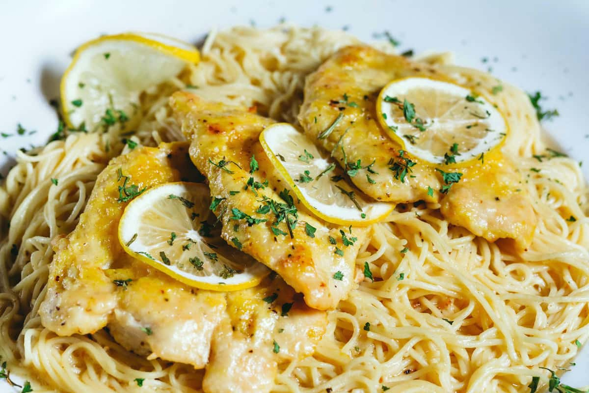 lemon pepper chicken pasta