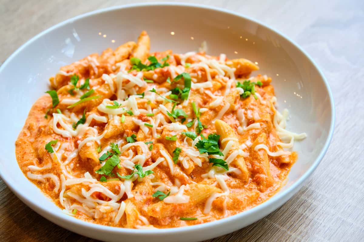 Cherry Tomatoes Halloumi Pasta Bake Recipes Pesto Pasta Bake