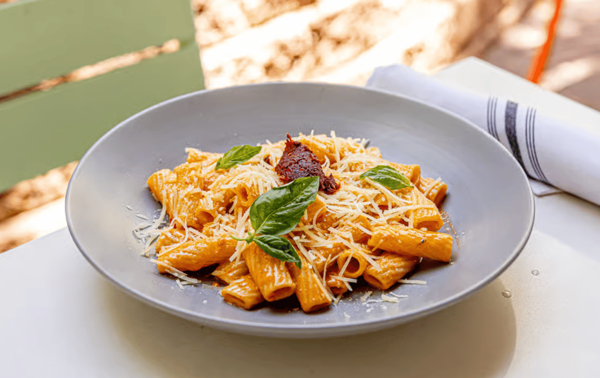 Photo of a delicious pasta