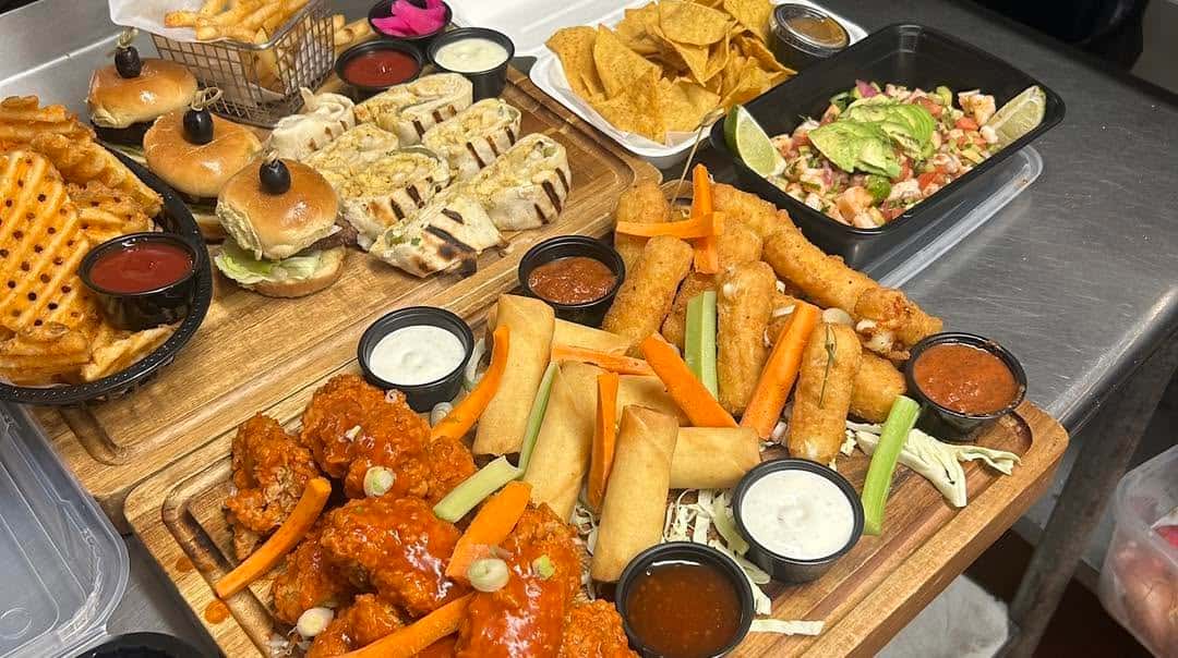 food on table