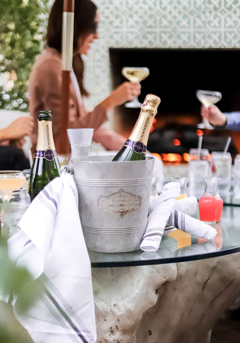 serving drinks