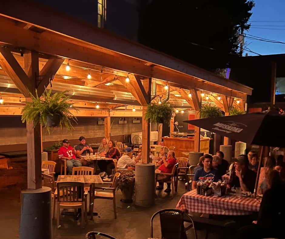 night patio