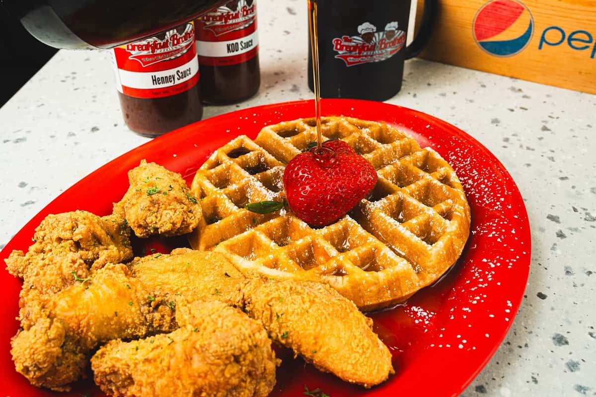 chicken & waffles