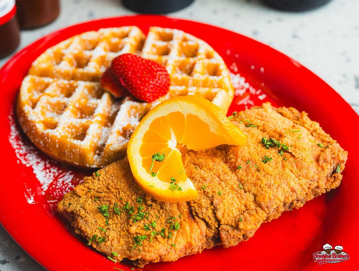 waffle & chicken