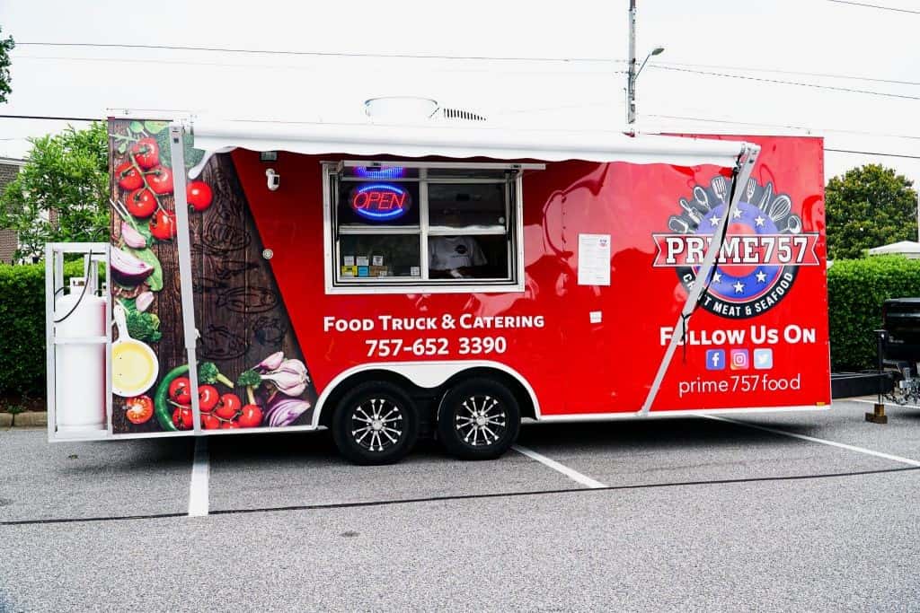 The Prime 757 food truck parked and ready to serve up some great food!