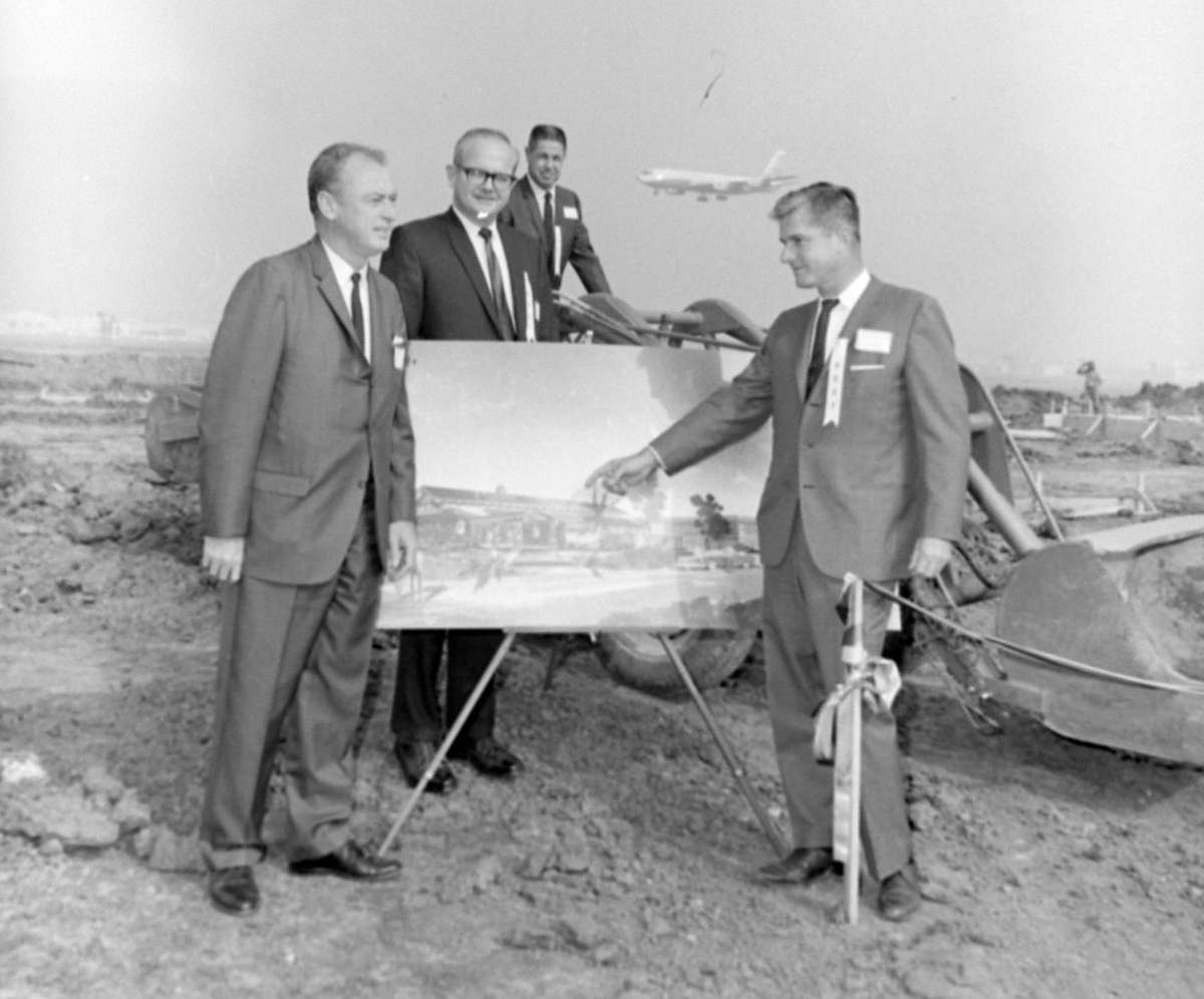 Historic photo of the Proudbird ground breaking event