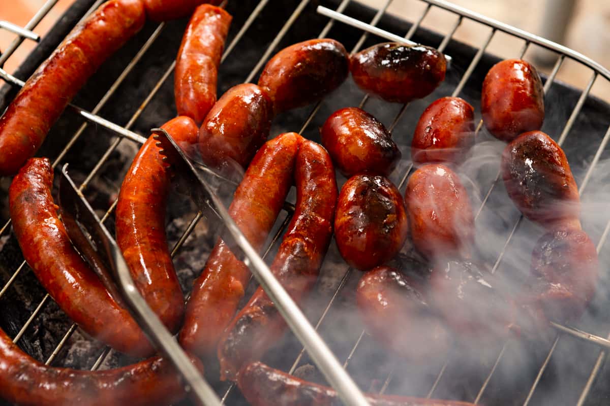chorizo sausage grill