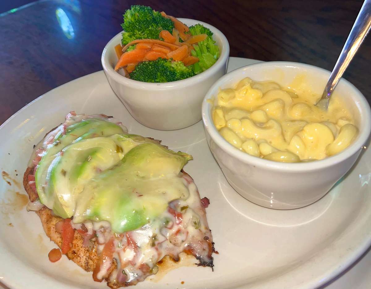 Smothered Chicken Breast - Main Menu - Tailgators Pub & Grill