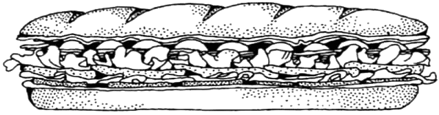 sandwich illustration