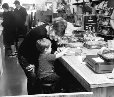 Ann with her Grandson