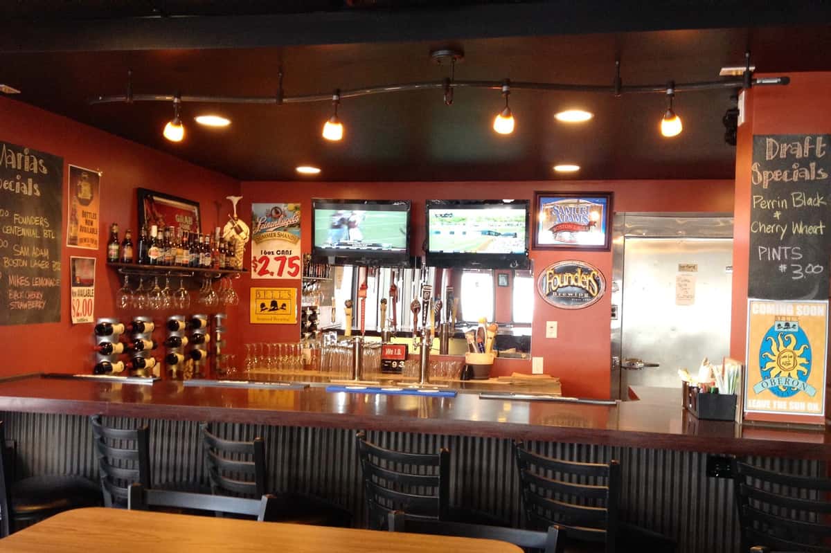 bar area