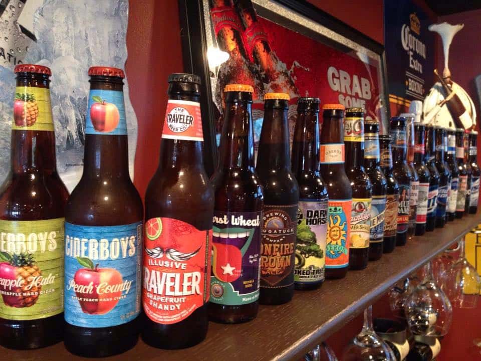 various bottles of beer
