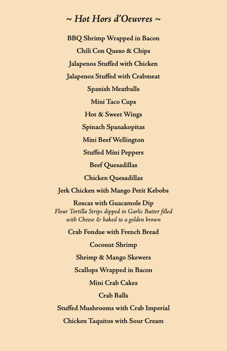 catering