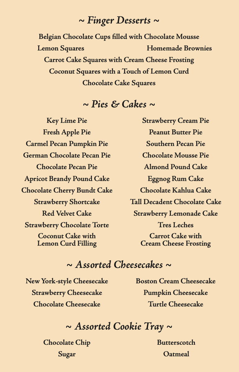 catering