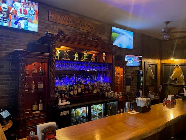 Bar at Whiskey Barrel Pub