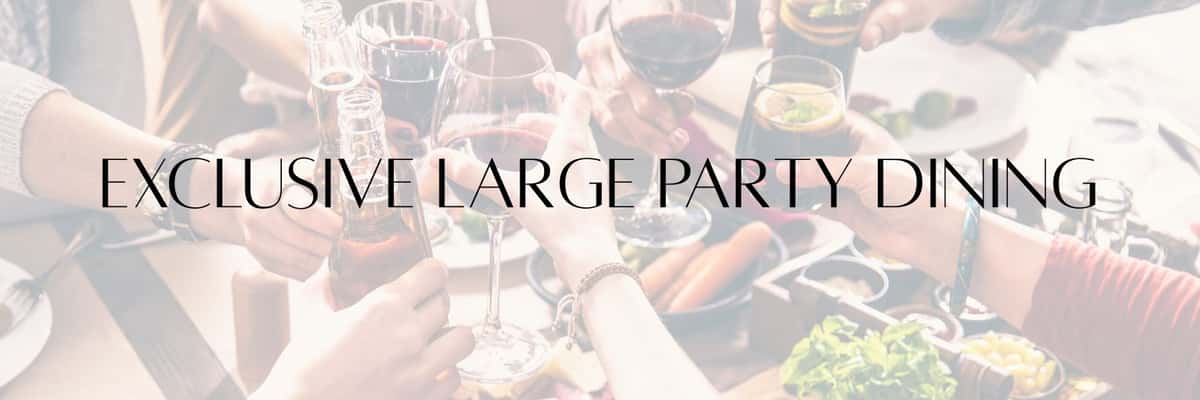 large party dining