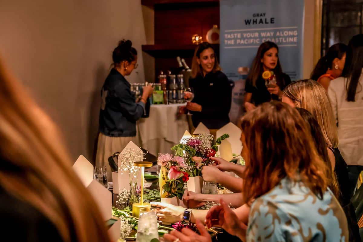 Spritz and florals at beauty