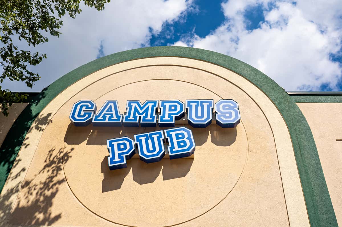 front sign