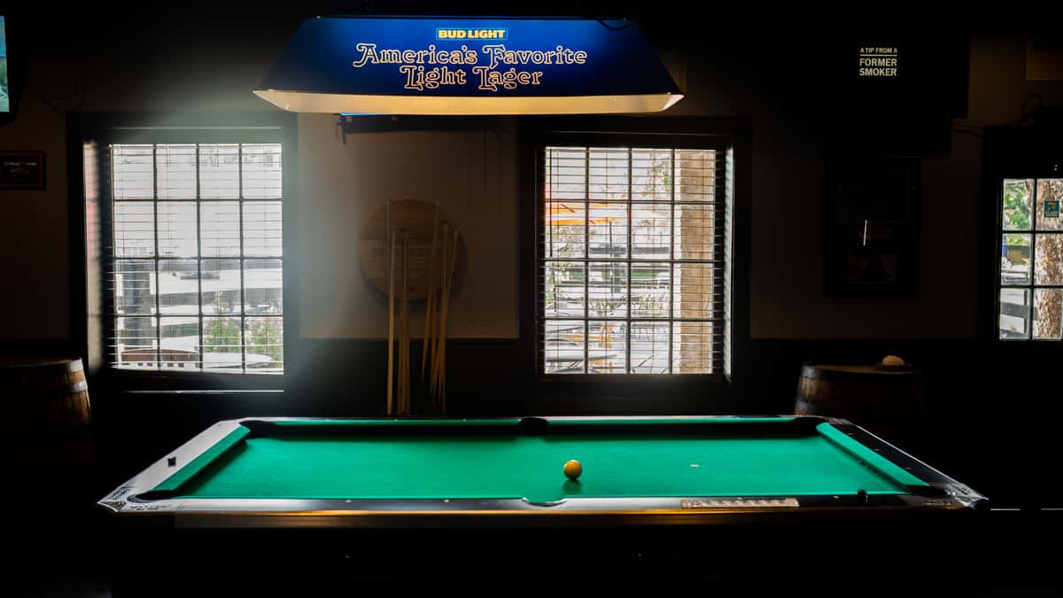 billiard table
