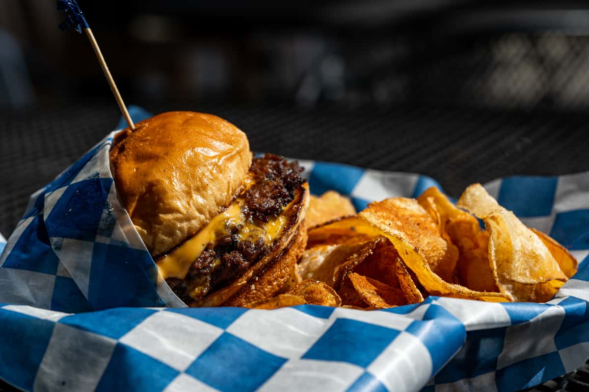 Burger and Fries
