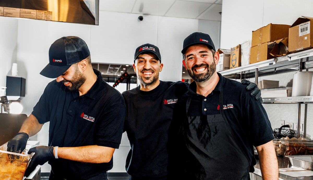Pita Pita team in kitchen