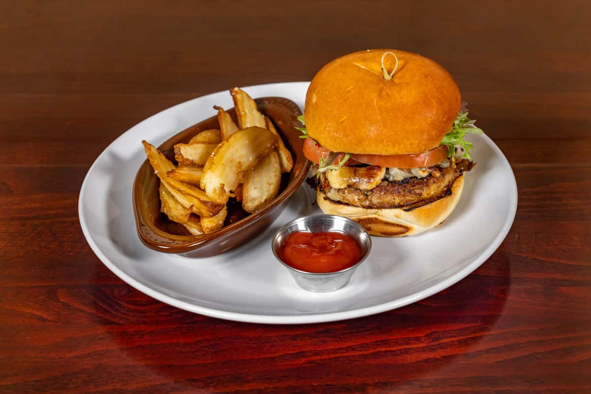 Smoked Gouda Turkey Burger