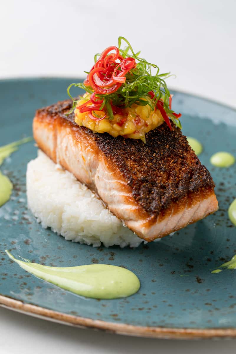 Salmon Drake on Sunset