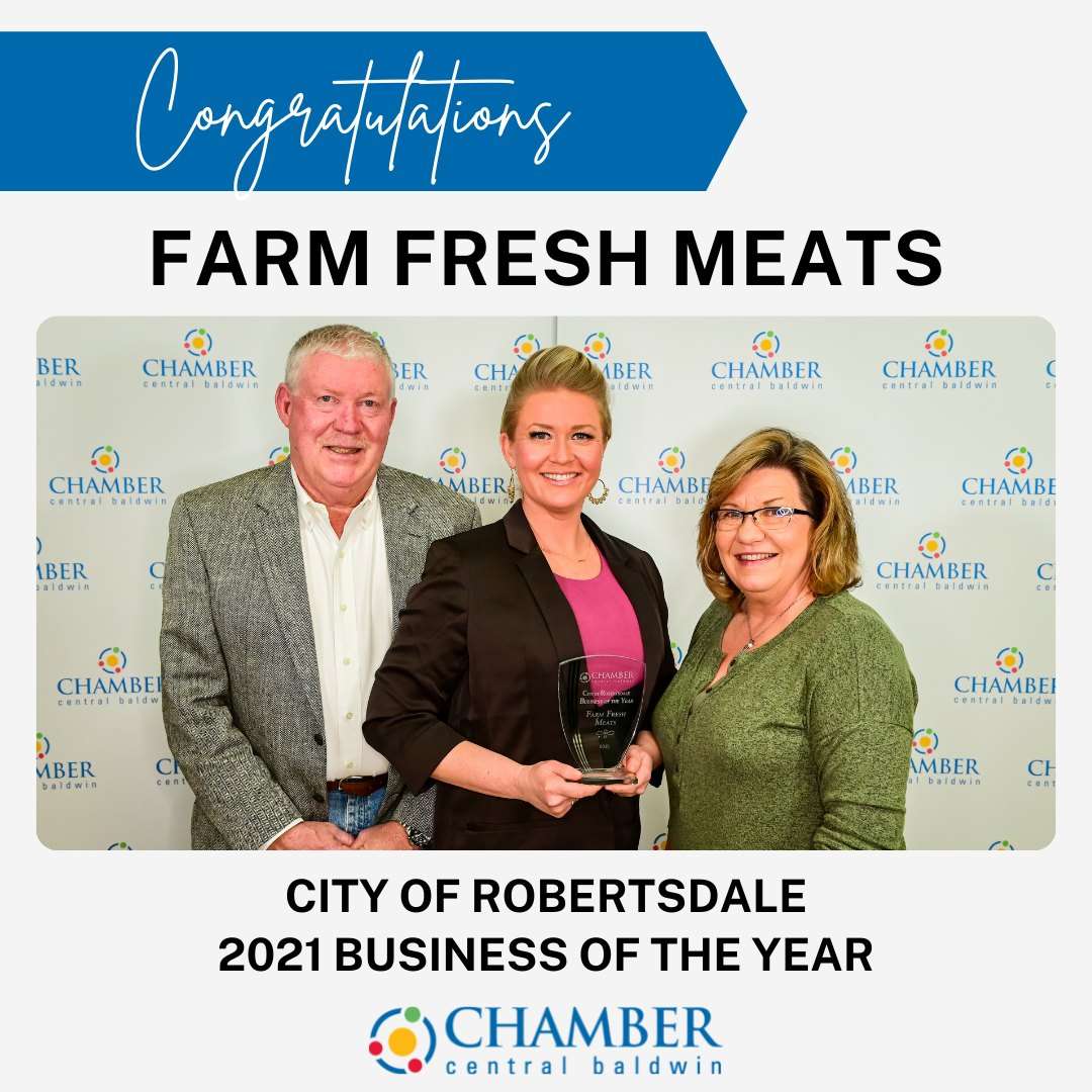 2021 Central Baldwin Chamber of Commerce City of Robertsdale Business of the Year Award
