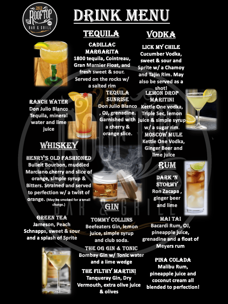 drink menu page 1