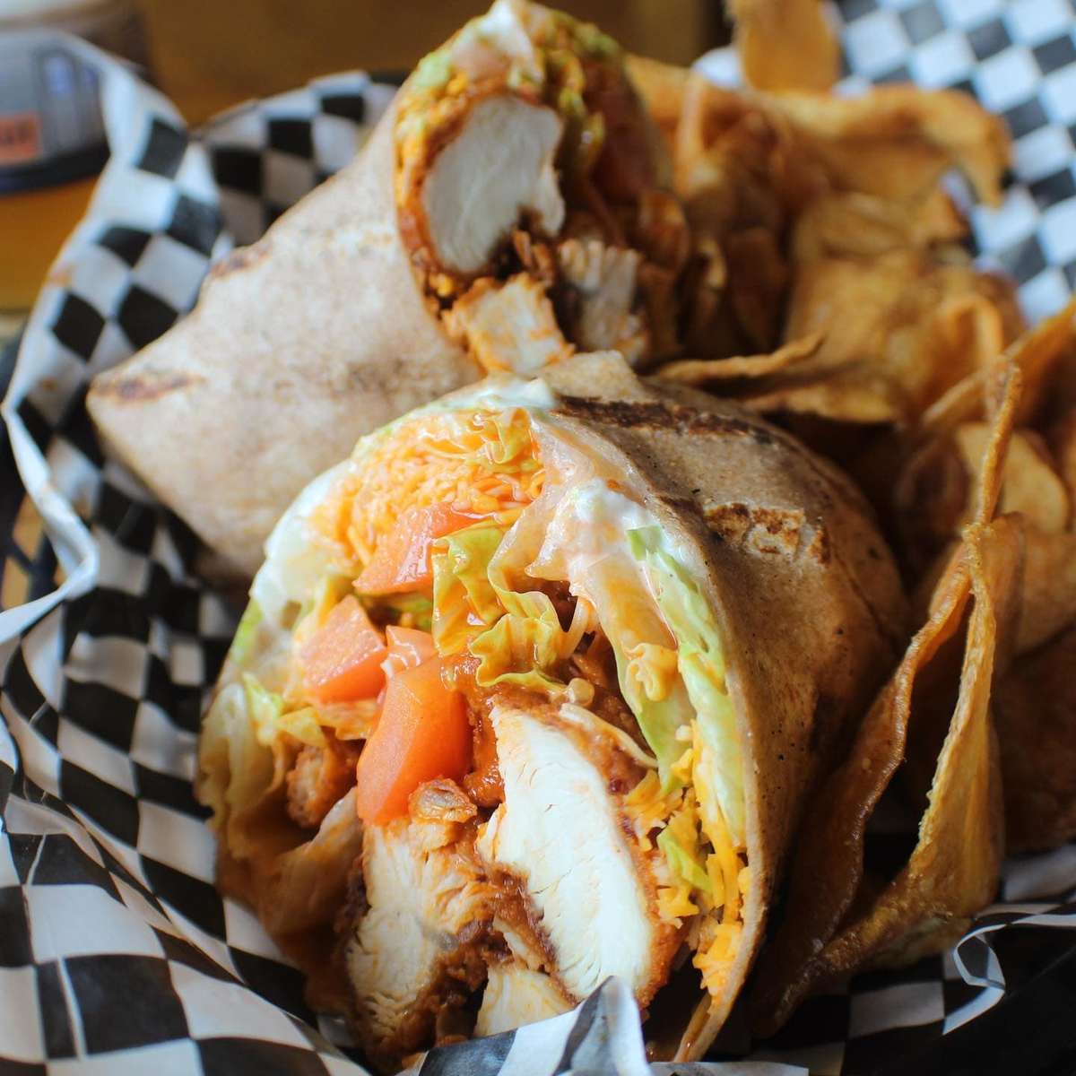 Crunchy Chicken Wrap Sangeez & Handhelds Speedwell Tavern Tavern