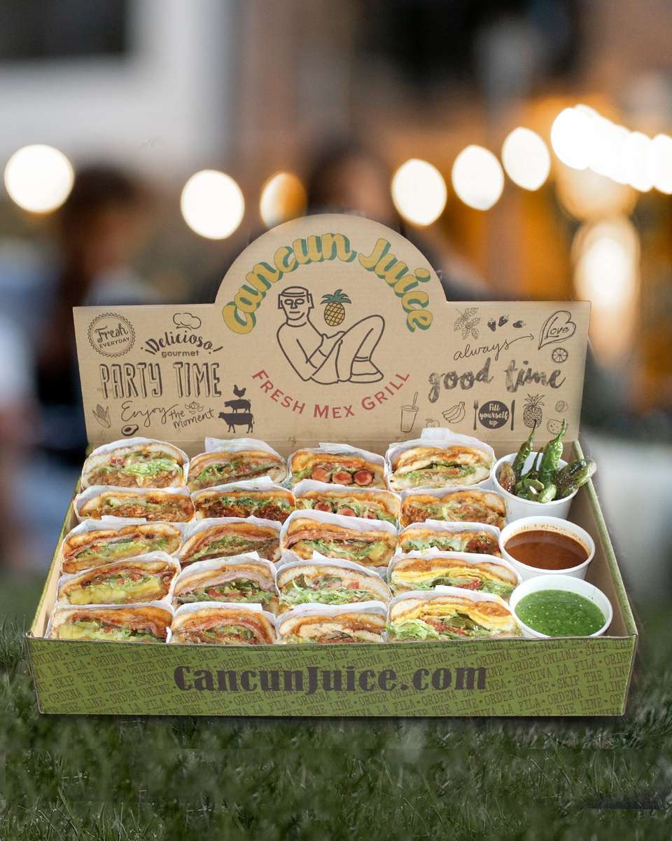 Catered Tacos at Cancun Juice