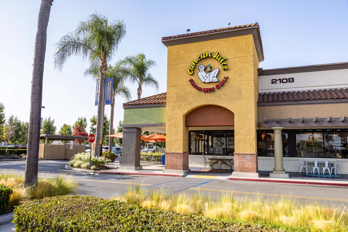 Exterior of one of many Cancun Juice restaurants