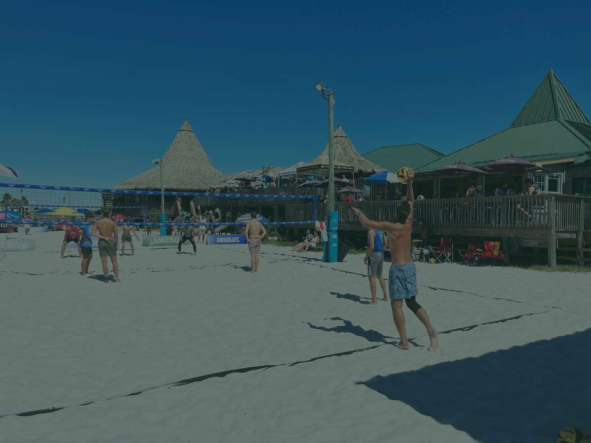 beach volleyball in Navarre Beach