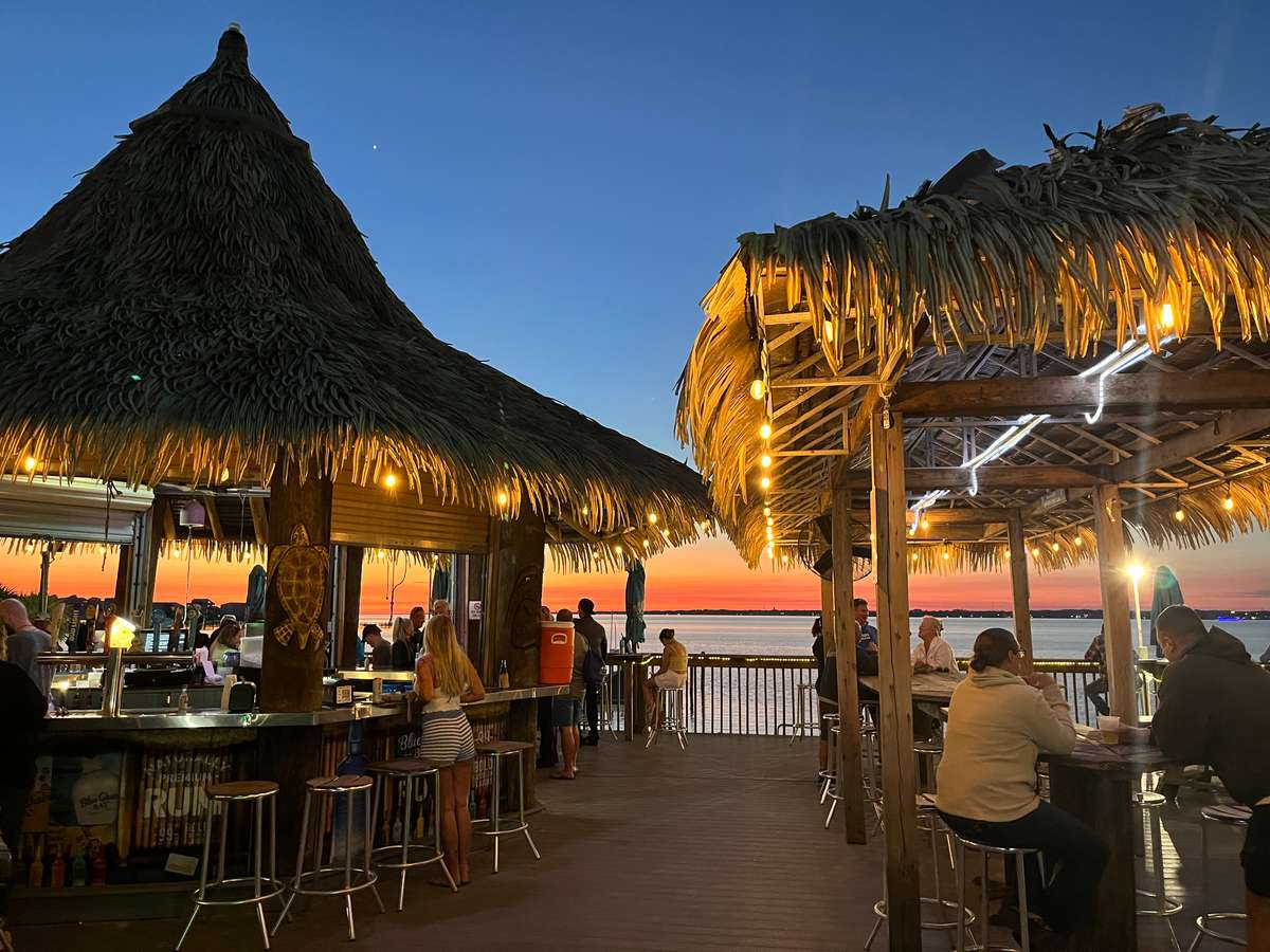 sunset bar image