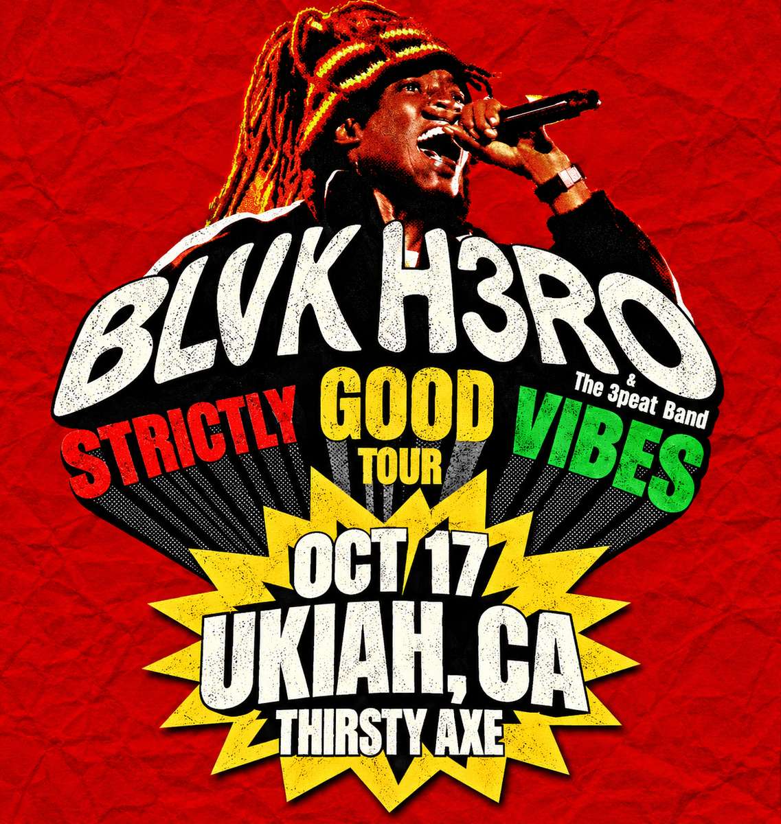 Blvk H3ro Show Poster